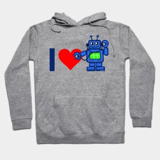 I heart robot Hoodie